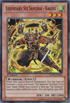 Legendary Six Samurai - Kageki